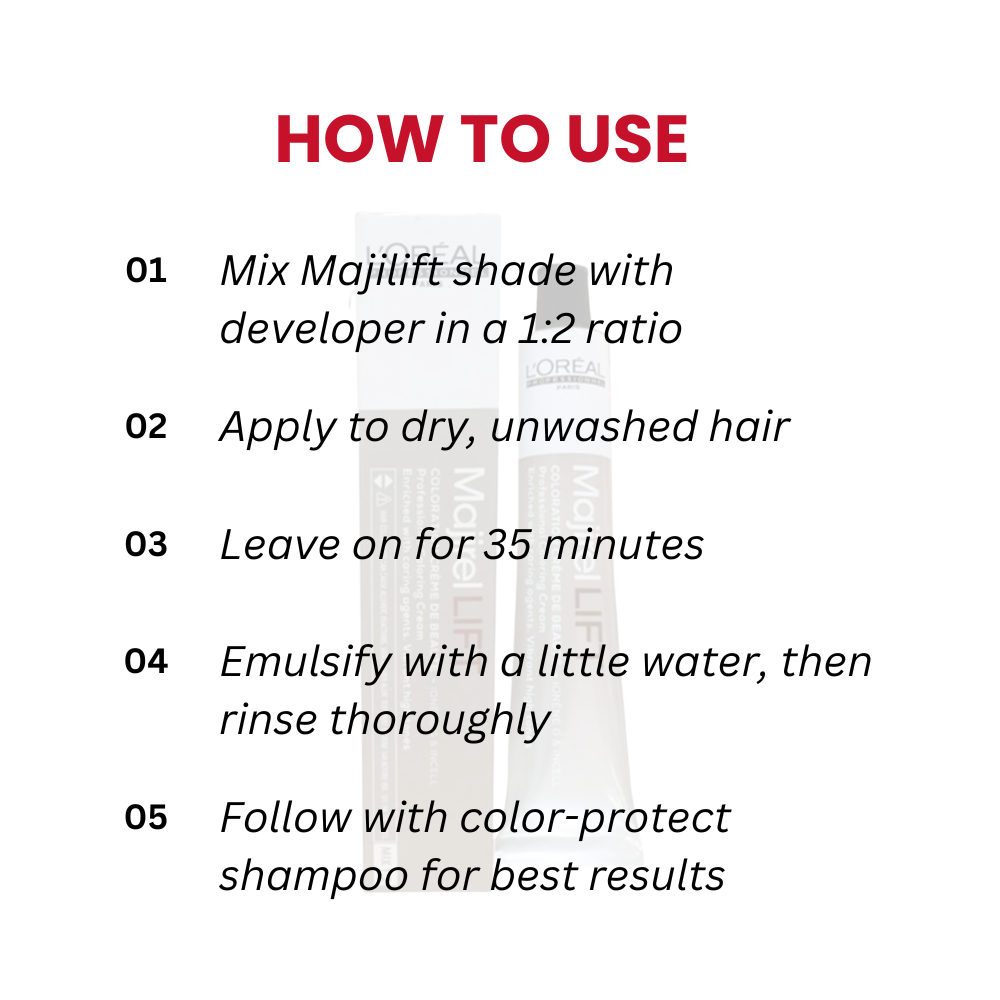 Loreal Majirel Lift 12.1 Highlift With Ash Very Light Brown 50Ml