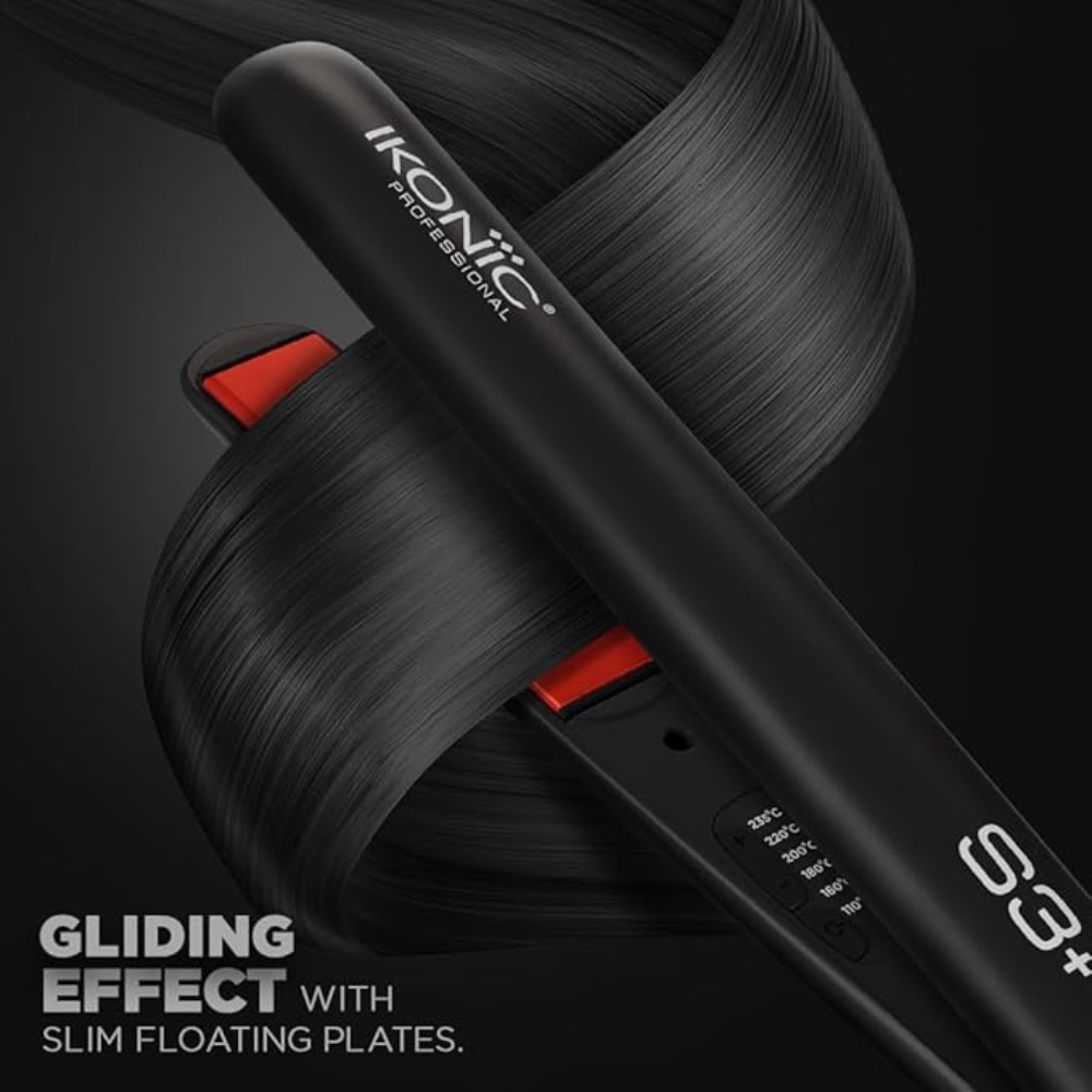 Ikonic Hair Straightener - S3+Black