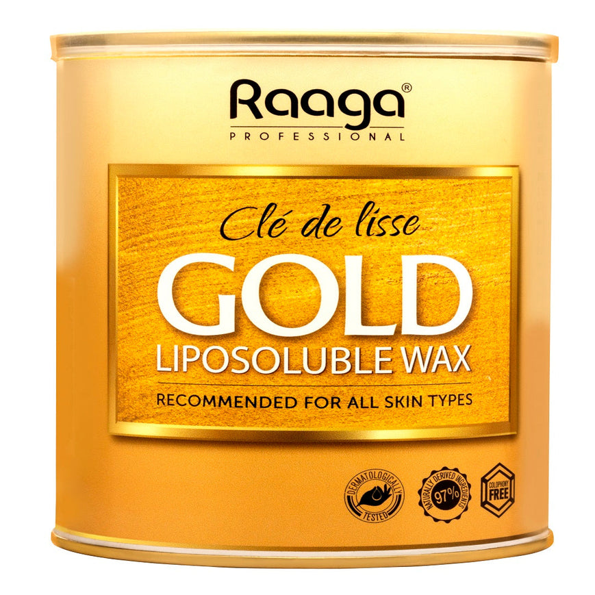 Raaga Metallic Gold Wax 800 Ml