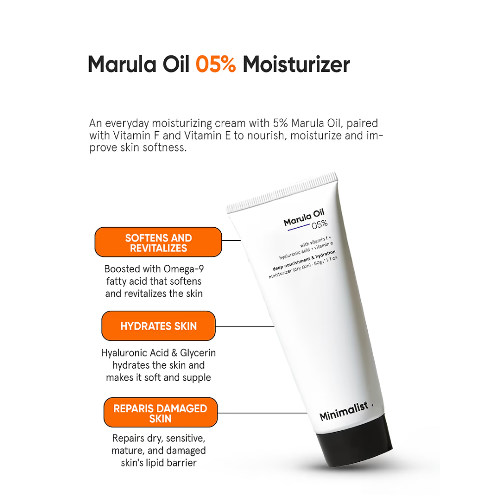 Minimalist Marula Oil 5% Moisturizer 50g