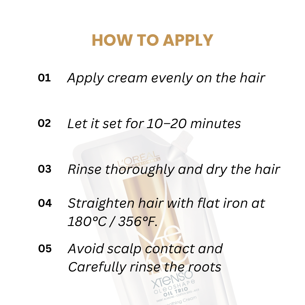 Loreal Xtenso Smoothing Cream Resistant Hair 400ML