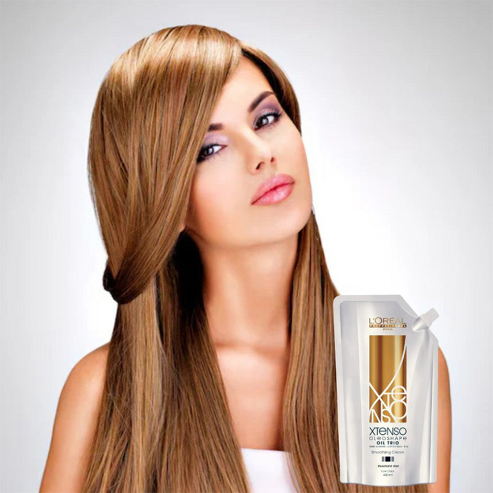 Loreal Xtenso Smoothing Cream Resistant Hair 400ML