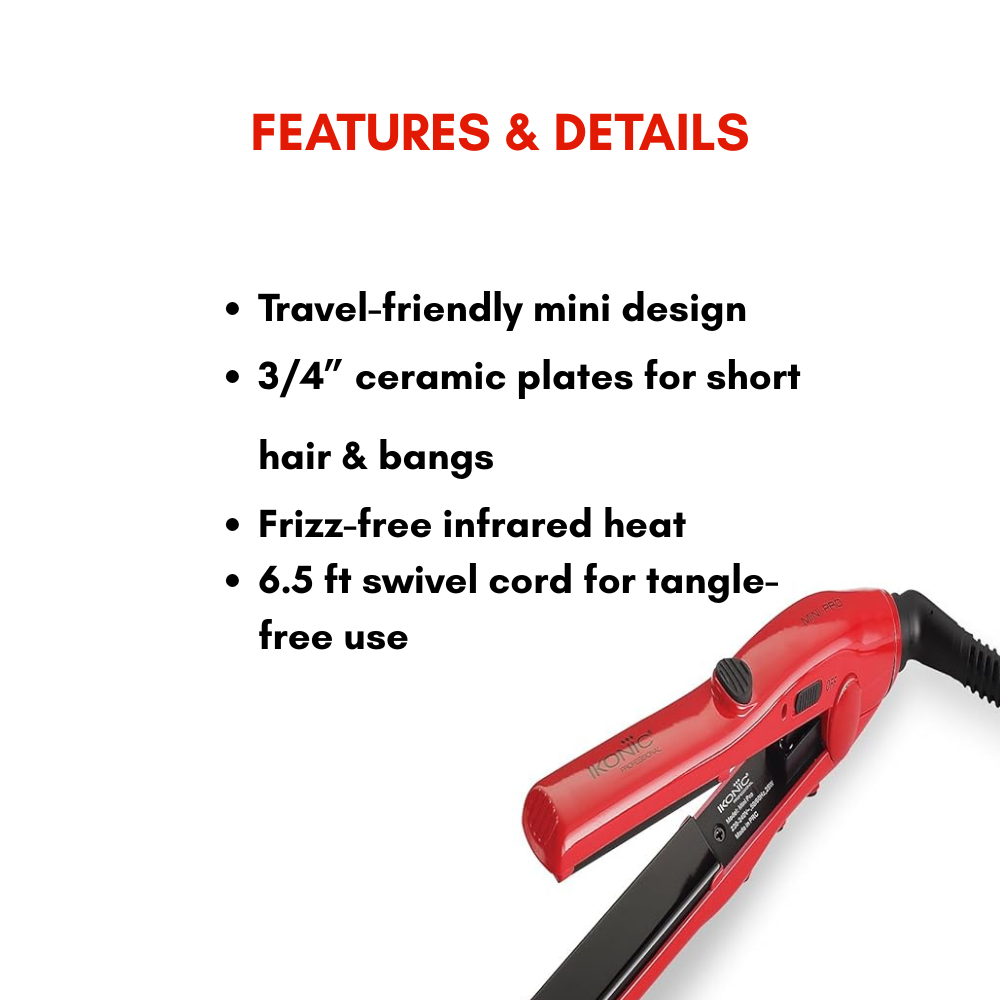 Ikonic Mini Pro Iron (Red)