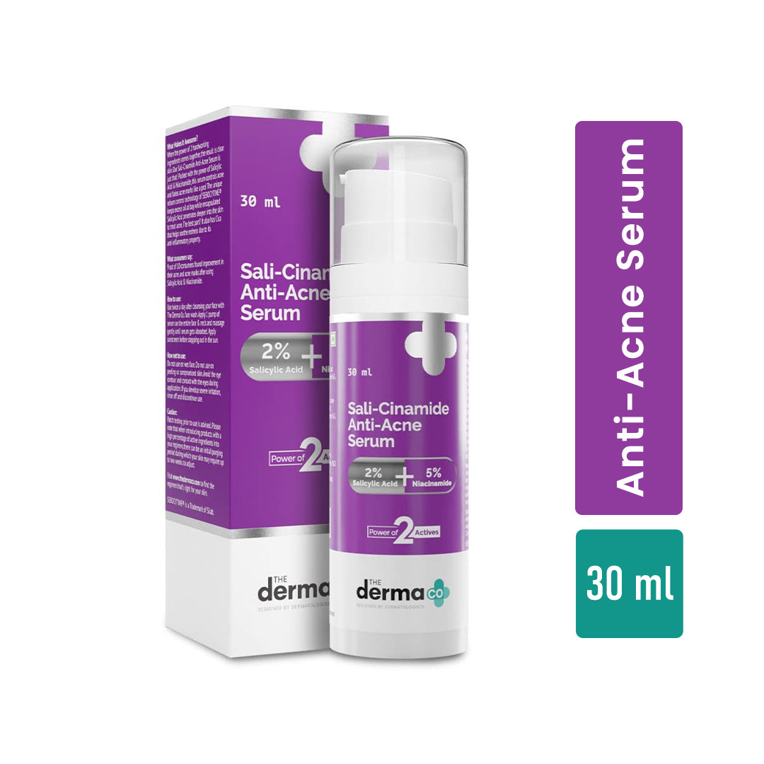 The derma Co Sali-Cinamide Anti-Acne Face Serum 30ml