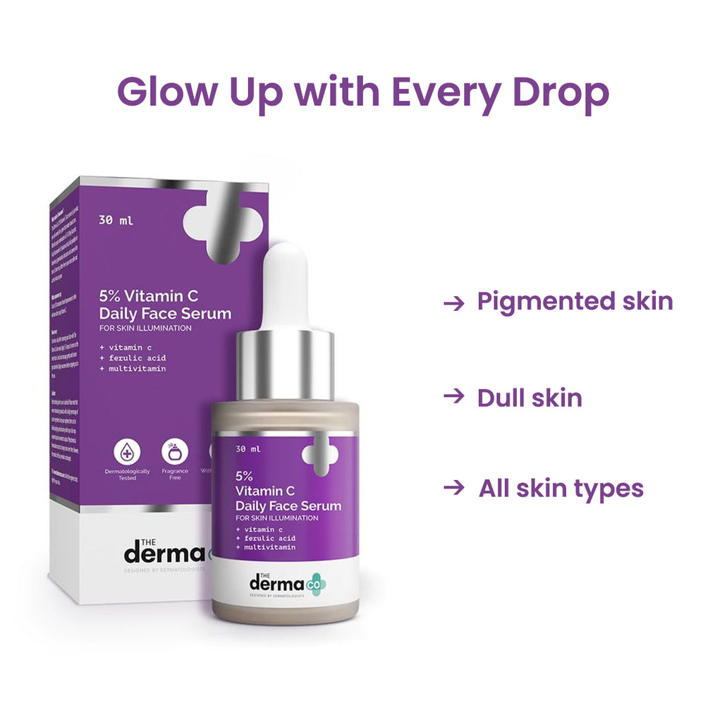The derma co. 5% Vitamin C Daily face serum 30ml