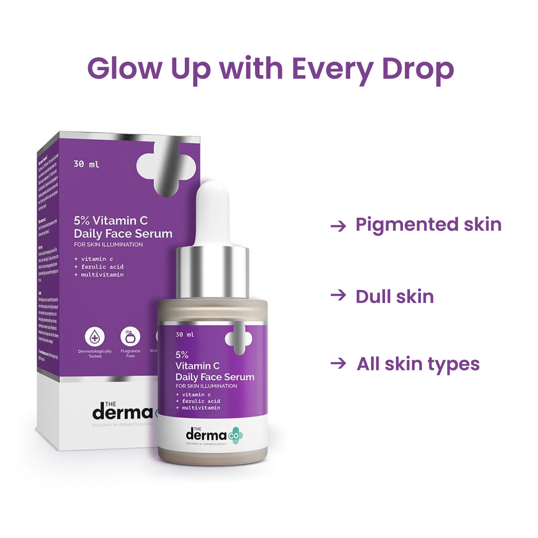 The derma co. 5% Vitamin C Daily face serum 30ml