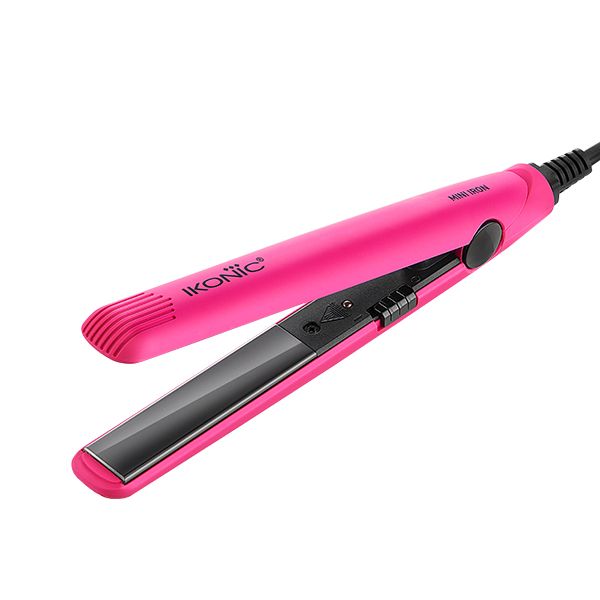 Ikonic Mini Iron Hair Straightener (Pink)