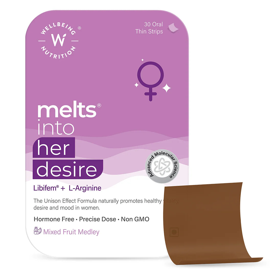 Wellbeing Nutrition Melts Into Her Desire 30 Strips Per Pack