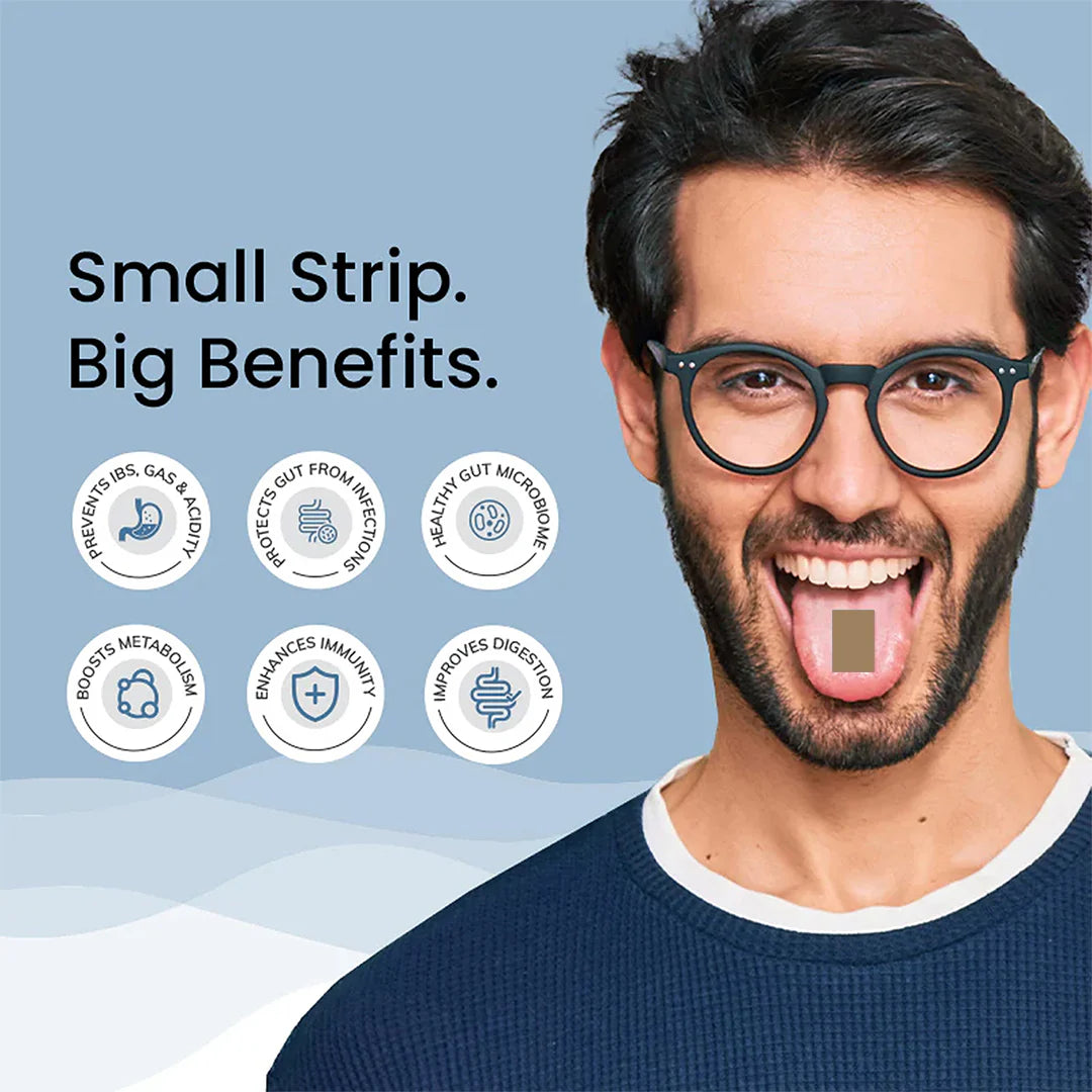 Wellbeing Nutrition Melts Into Healthy Gut 30 Strips Per Pack