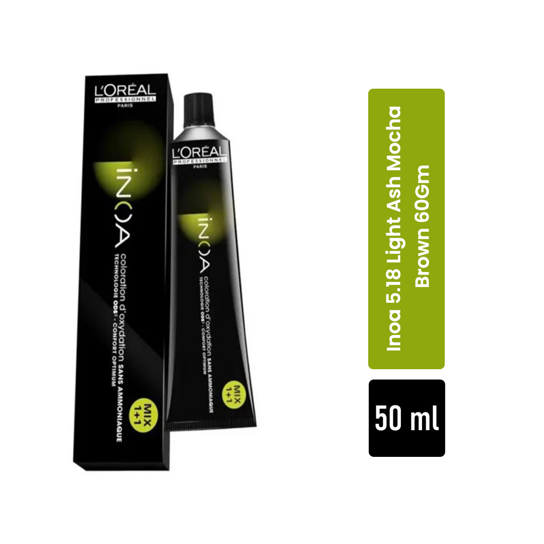 Inoa 5.18 Light Ash Mocha Brown 50ml