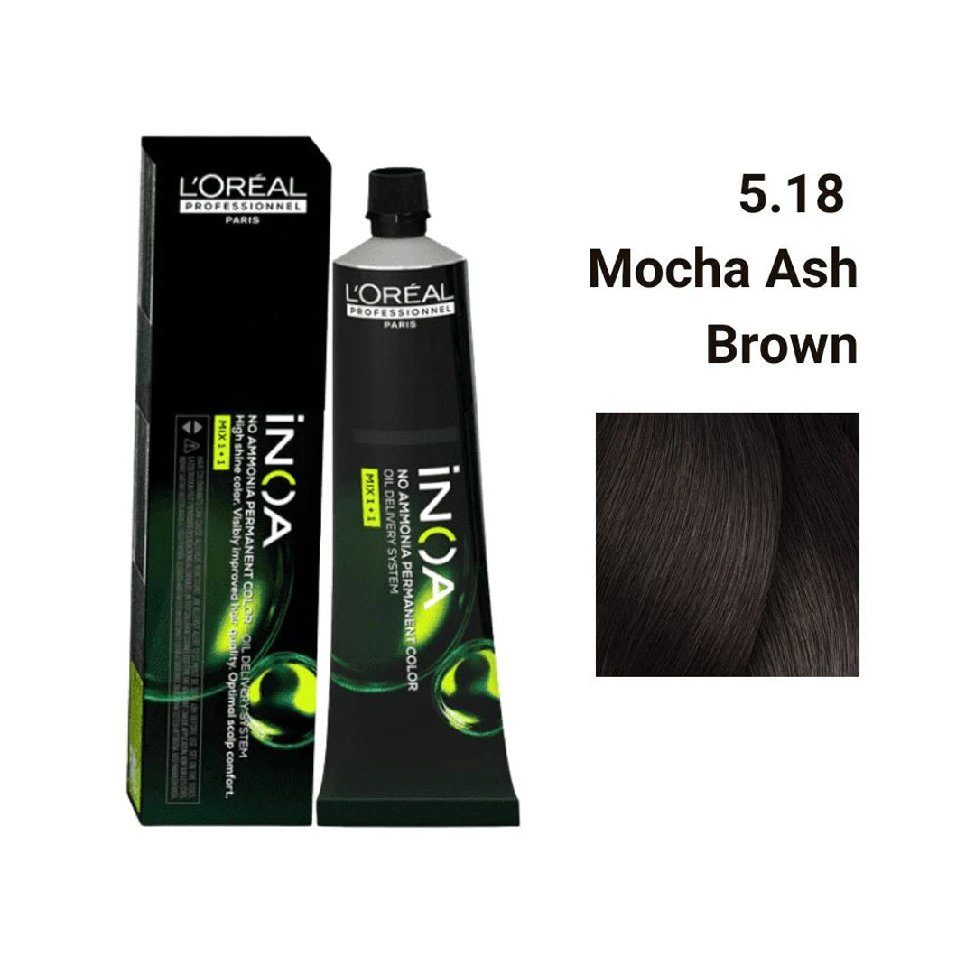 Inoa 5.18 Light Ash Mocha Brown 50ml