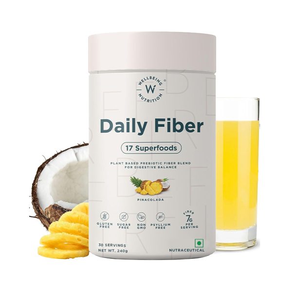 WELLBEING NUTRITION Daily Fiber-Pina Colada-240g