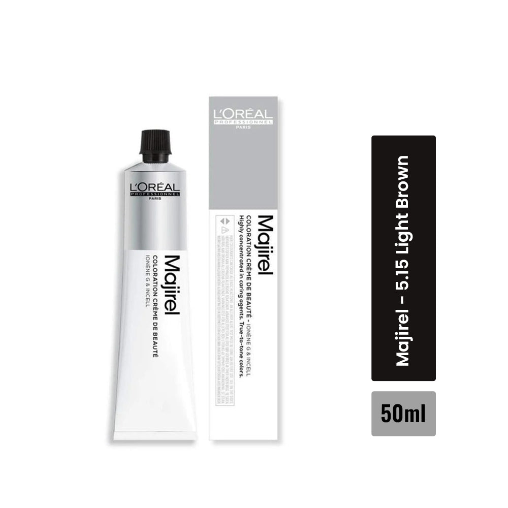 Loreal Majirel 5.15 Light Brown With Mahogany Ash 50Ml