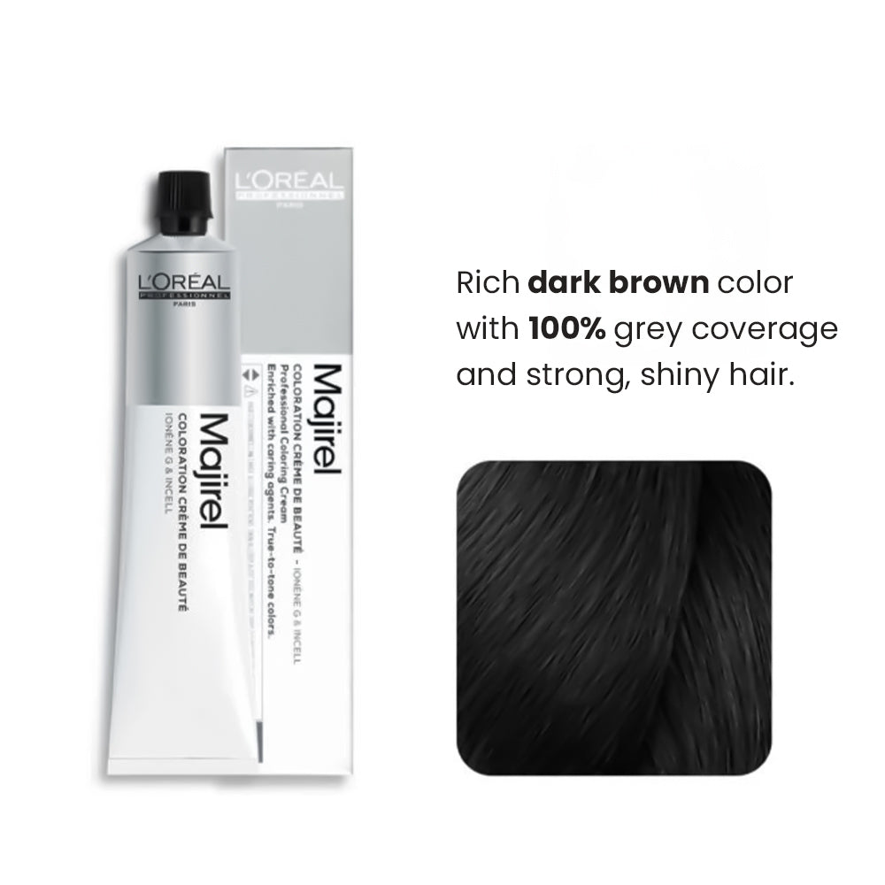 Loreal Majirel 3 Dark Brown 50 Ml