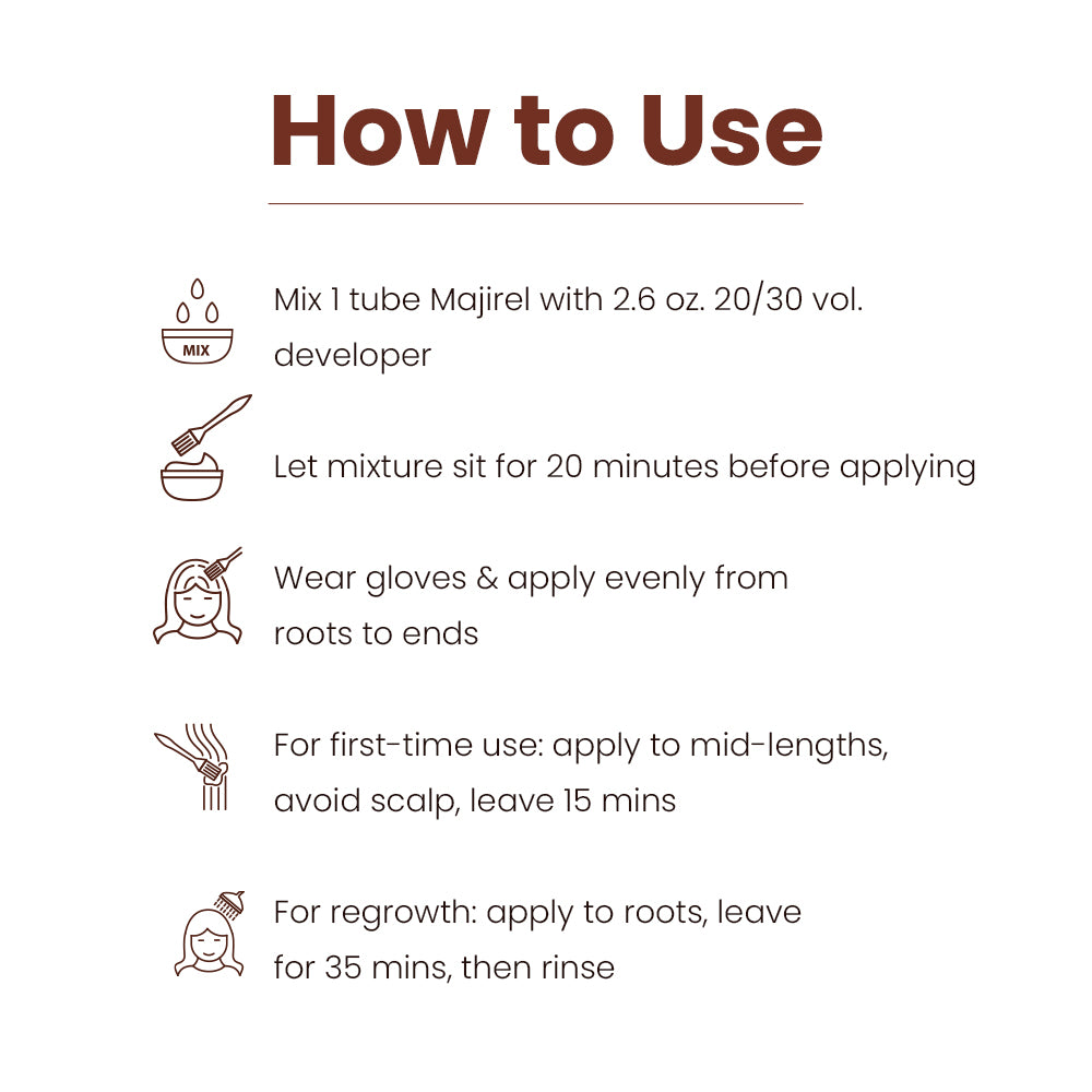 Loreal Professionnel Majirel Hair Color New Shade No 5.35