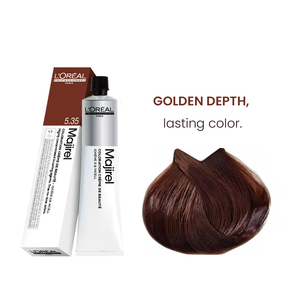 Loreal Professionnel Majirel Hair Color New Shade No 5.35
