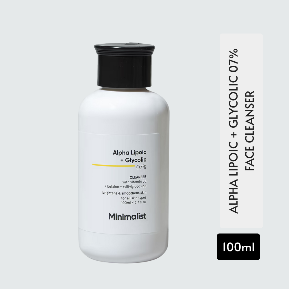 Minimalist Alpha Lipoic + Glycolic 07% Face Cleanser 100ml