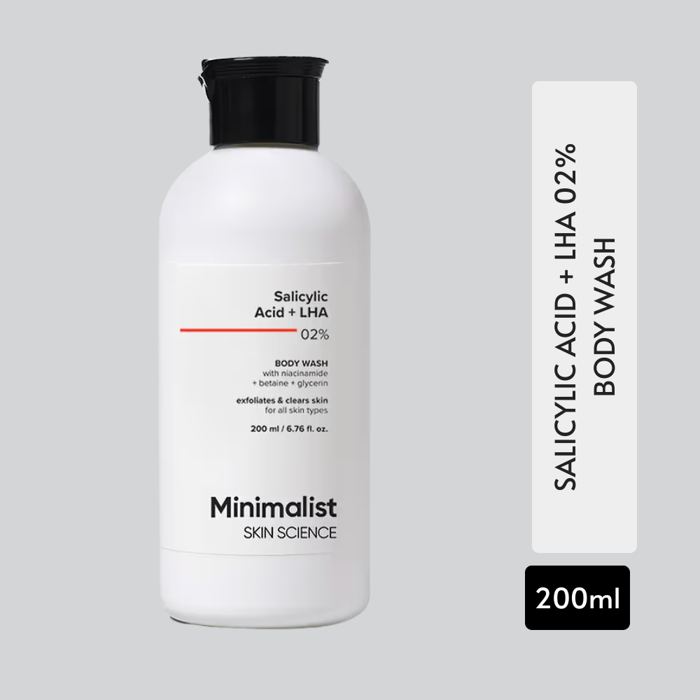 Minimalist Salicylic Acid + LHA 02% Body Wash 200ml