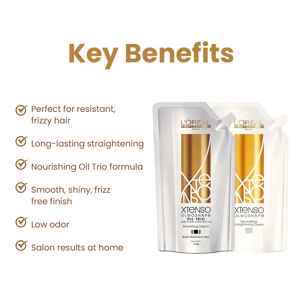 Loreal Professionnel X-Tenso Oleoshape Extra Resistant Hair Smoothing Cream 125Ml