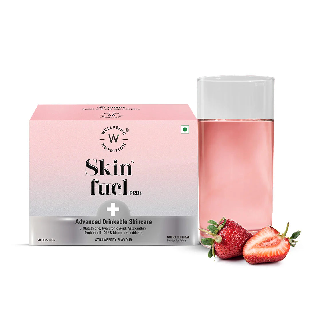 Wellbeing Nutrition Glutathione Skin Fuel Pro+ Strawberry Flavour