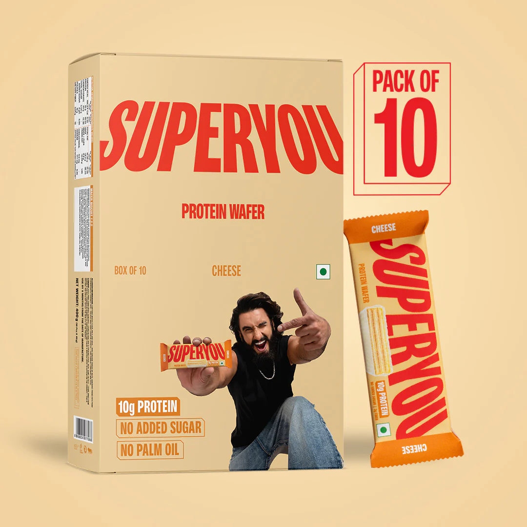 Super you Cheese Protein Wafer — Pack of 10