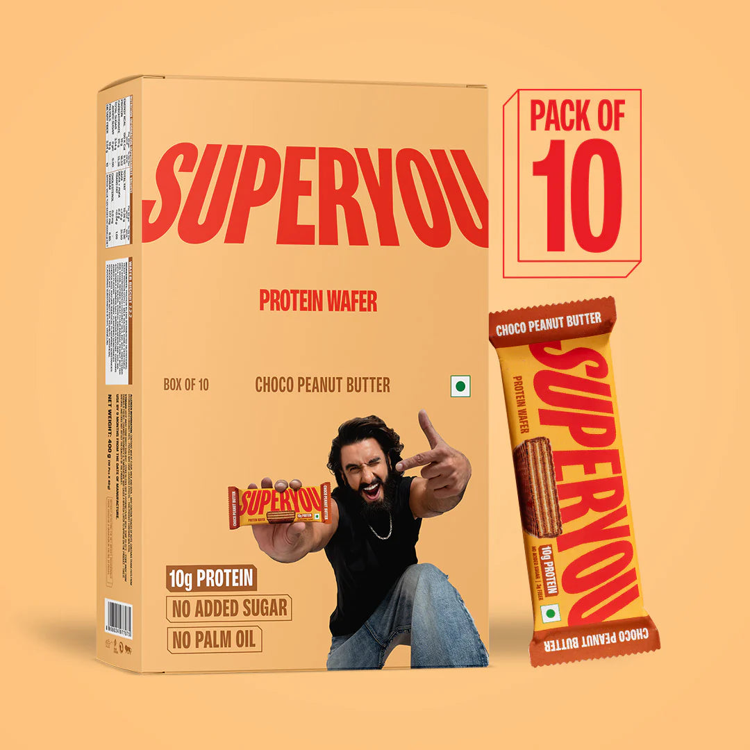 Super you Choco Peanut Butter Protein Wafer — Pack of 10