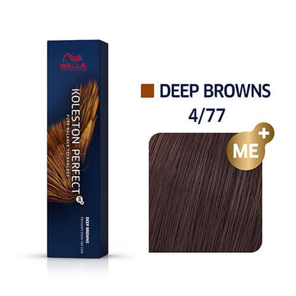 Wella Professionals Koleston Perfect Deep Browns Hair Color 4/77 Colorant Tube 60G