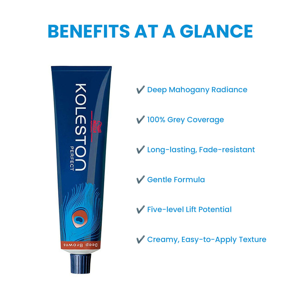 Wella Professionals Koleston Perfect Deep Brown Hair Color 7/75 Colorant Tube 60G