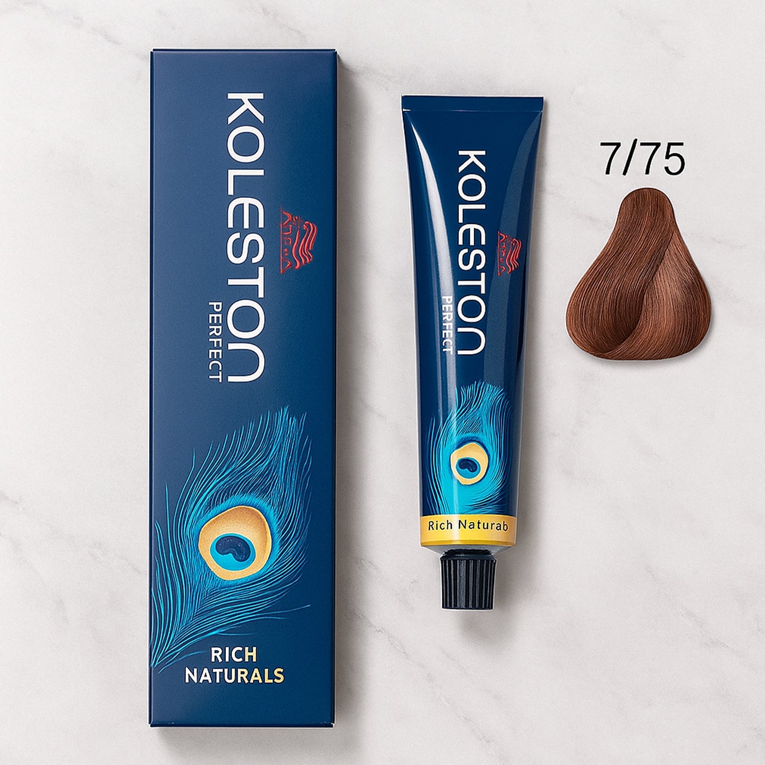 Wella Professionals Koleston Perfect Deep Brown Hair Color 7/75 Colorant Tube 60G