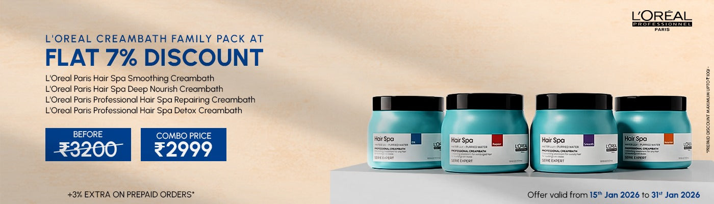 L'oreal Professional Creambath Family Pack |2999/- only