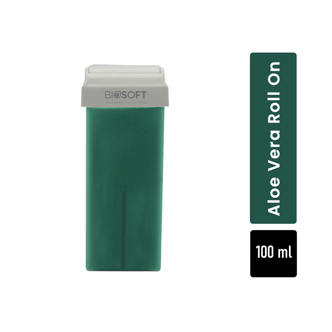 Biosoft Liposoluble Cream Wax - Aloe Vera (Roll On) Wax (100 Ml)