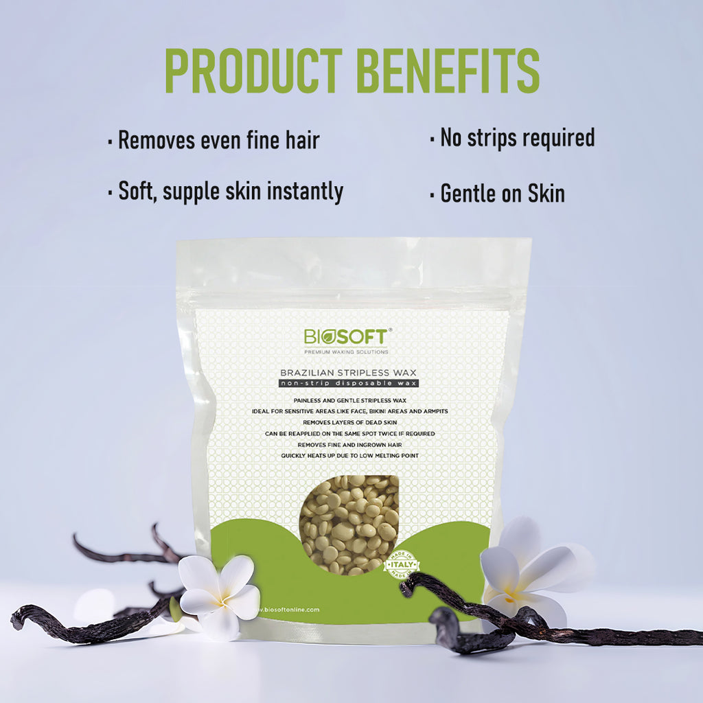 Biosoft Brazilian Stripless Wax (500G)