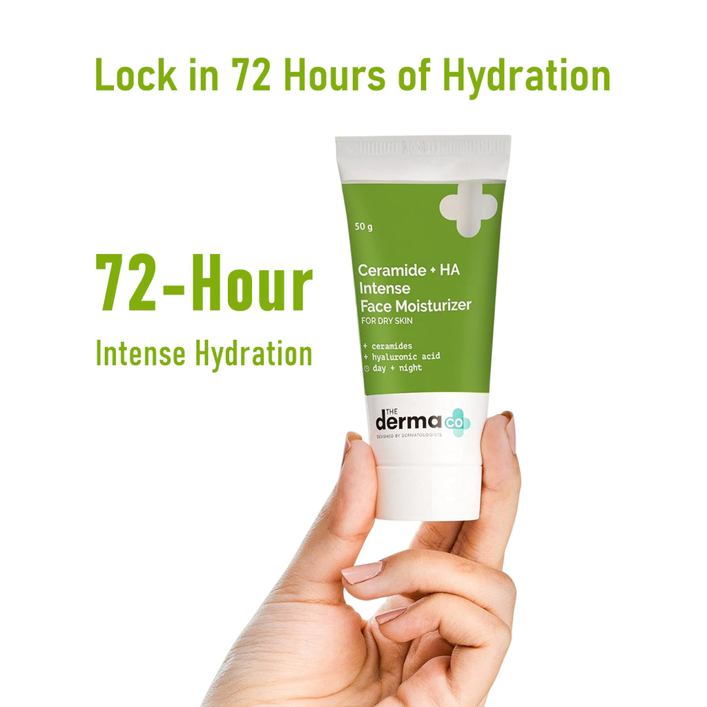 The derma co. Ceramide+ HA Intense Daily Face Moisturizer For dry skin 50g