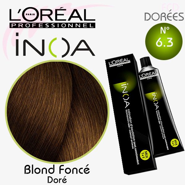 Loreal Inoa 6.3 hair color dark blond