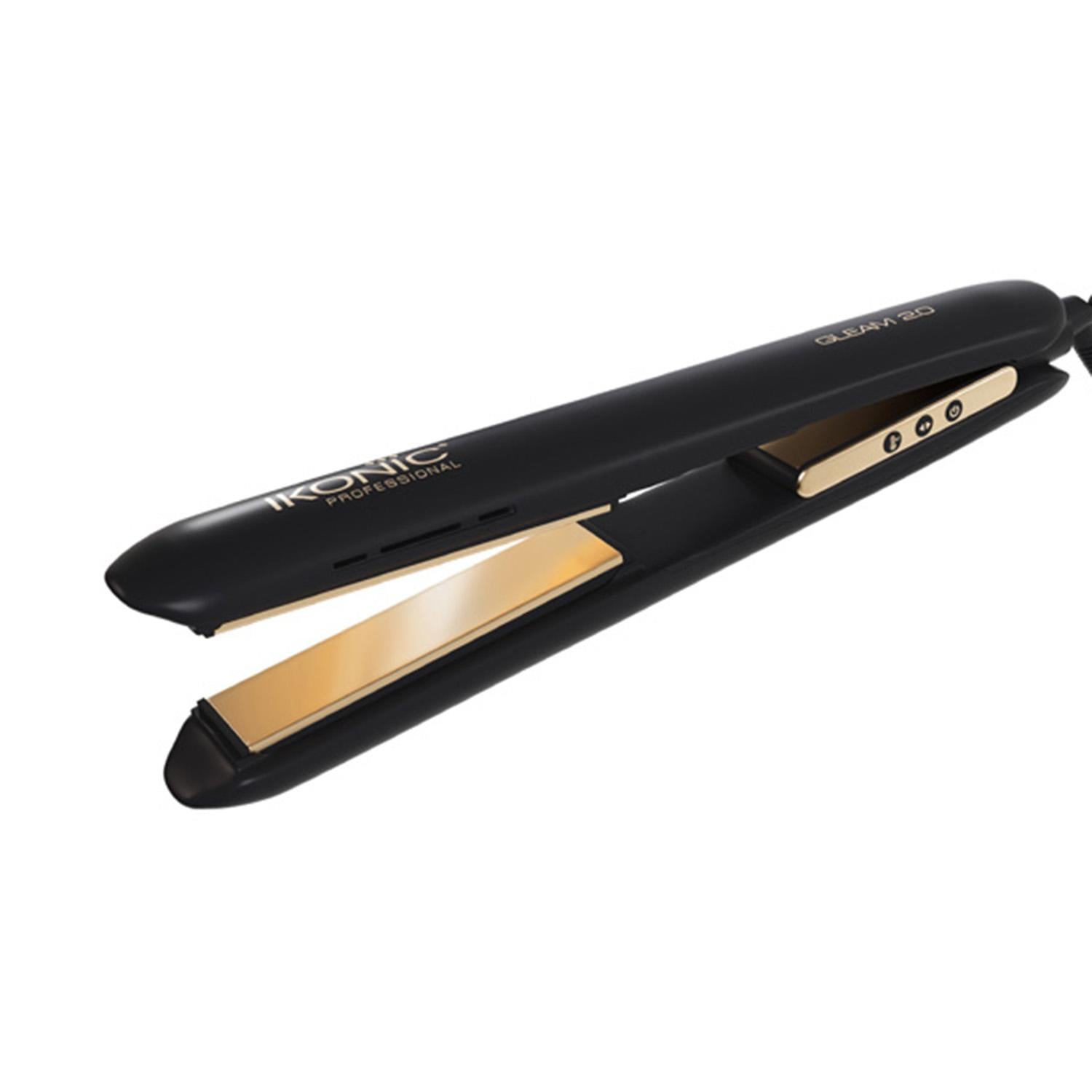 Ikonic Professional Gleam Hair Straightener Black & Rose Gold