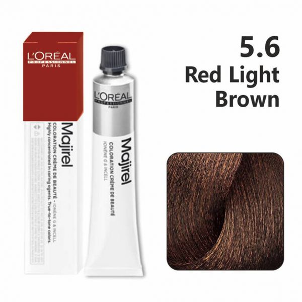 Majirel 5.60 Light Brown With Red 50Ml