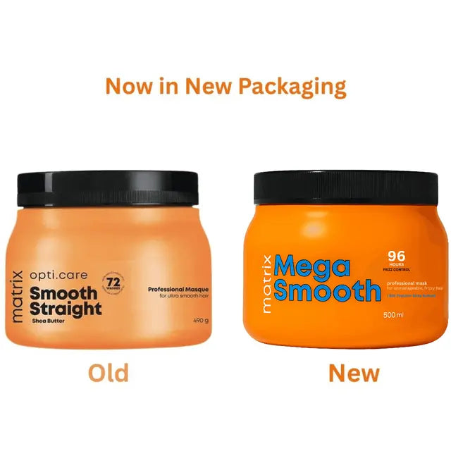 Matrix Mega Smooth silk protein + shea butter masque  500Gm