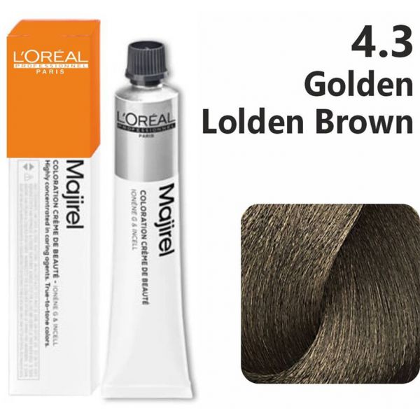 Loreal Majirel 4.30Brown With Intense Gold 50Ml