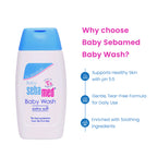 SEBAMED BABY WASH EXTRA SOFT 200ml