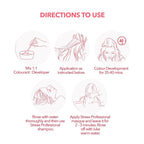 Streax Argan Secrets Hair Color 0.6 Flame (Red) 100 gm