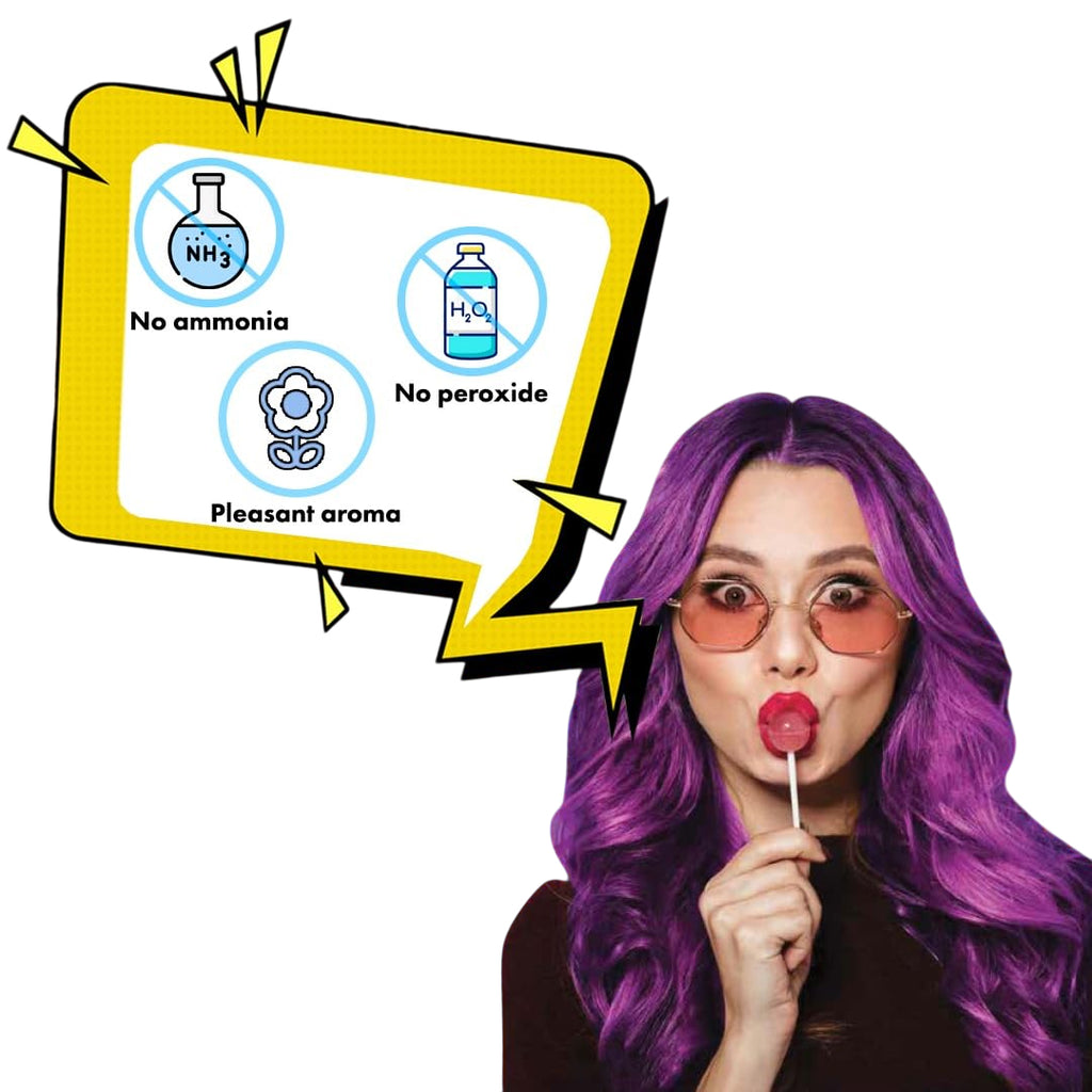 Streax Professional Hold & Play Funky Colours - Flirty Red, 100Gm