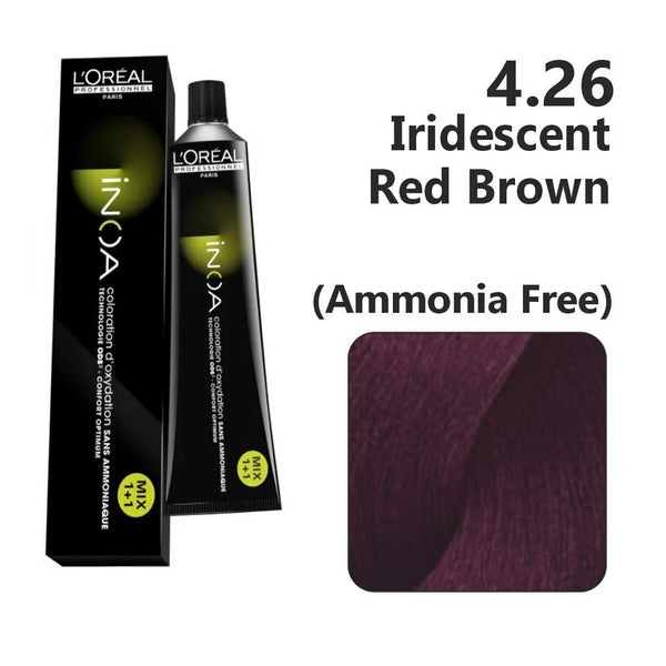 Loreal Inoa Ammonia Free Hair Color 60G 4.26