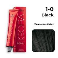 SCHWARZKOPF IGORA ROYAL HAIR COLOR SHADE NO 1-0 (60ML)