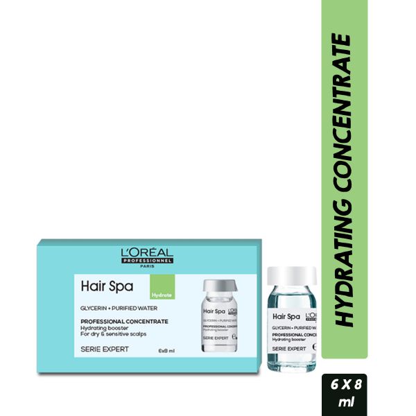Loreal Professionnel Hair Spa Hydrating Concentrate (Pack Of 6)