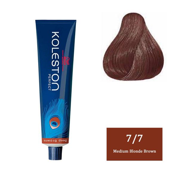 Wella Professionals Koleston Perfect Deep Browns Hair Color 7/7 Colorant Tube 60G